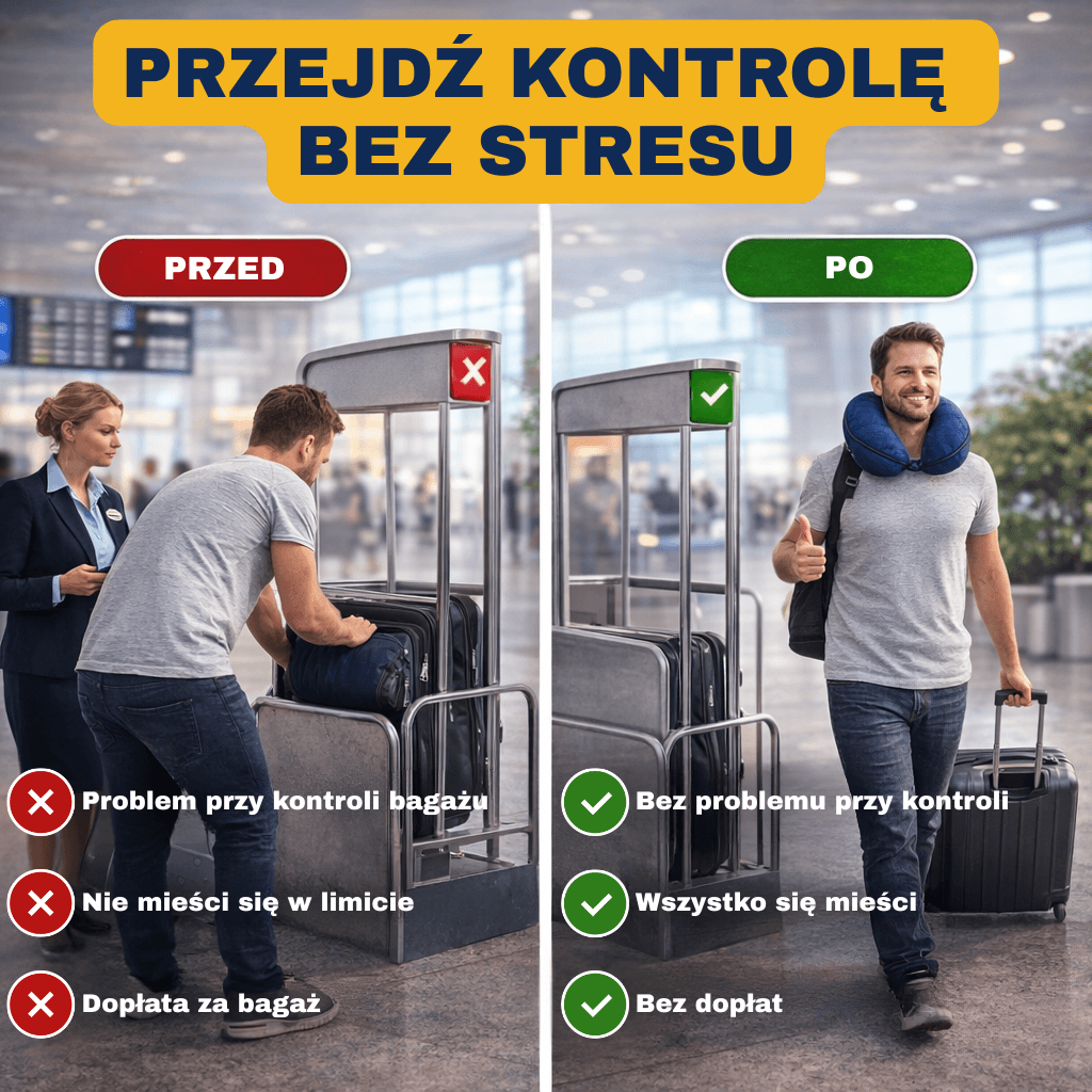 FlyPack – poduszka podróżna na ubrania