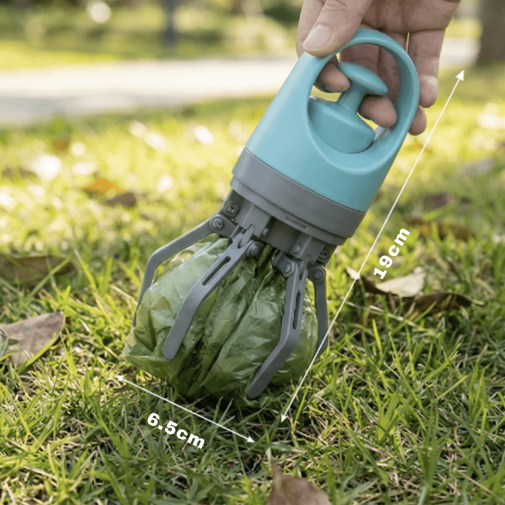 CleanPaw - łopatka do zbierania odchodów bez dotykania + gratis 15 woreczków