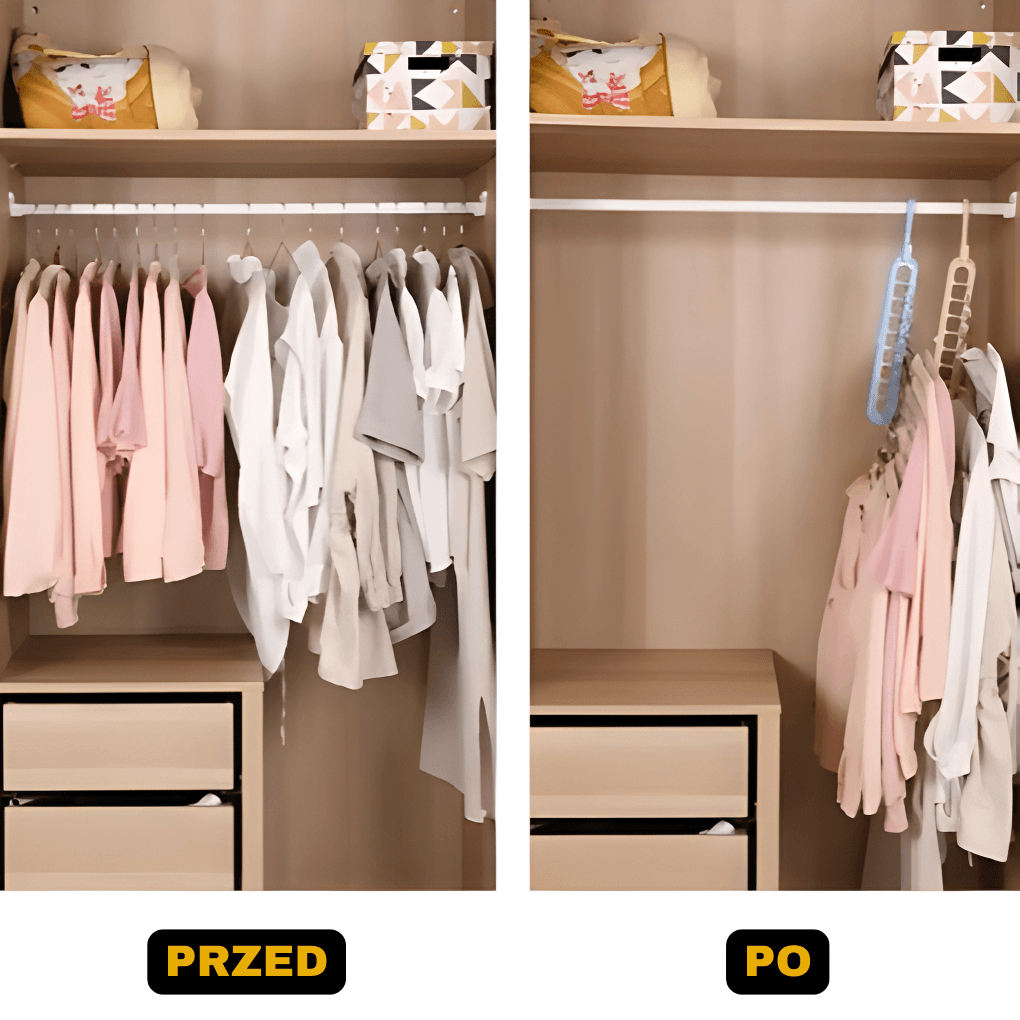 SPACE SAVER - składany wieszak do ubrań