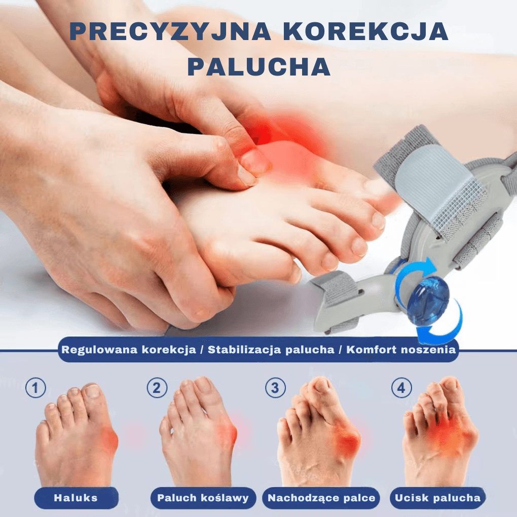 HalluCare - korektor haluksów 
(jedna sztuka)